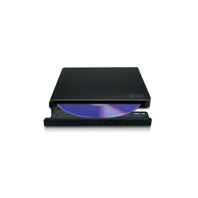 HLDS GP57EB40 Slim External DVD Writer - Black, USB 2.0, 8x Write, M-DISC — image 4