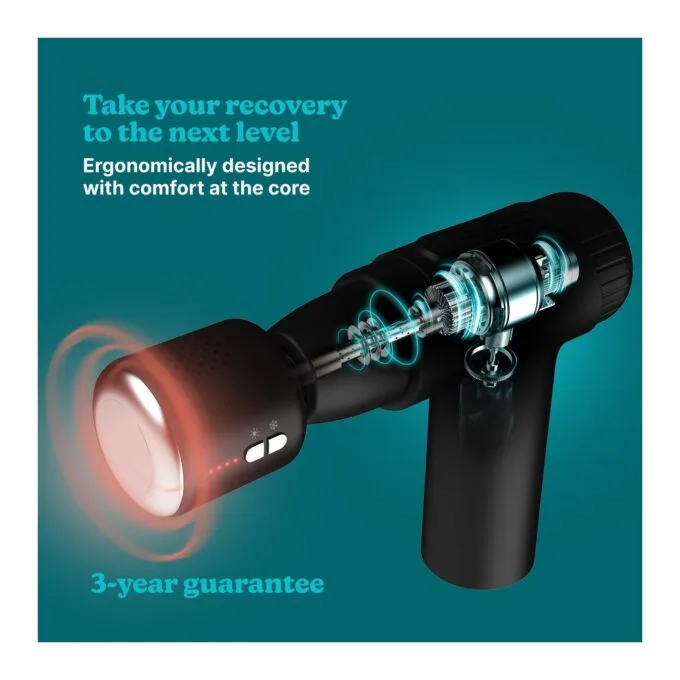 HoMedics Massage Gun Hot & Cold - PGM-43HC - NOVO Black — image 8