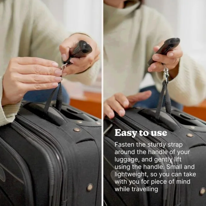 HoMedics Travel Luggage Scale - SCL-L100-BKR - Digital Display up to 50Kg — image 4