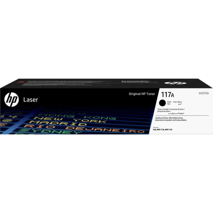 HP 117A Original Toner Cartridge - W2070A - Black, Standard Yield — image 1