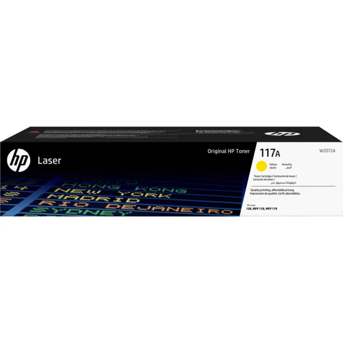 HP 117A W2072A Toner Cartridge - Original Yellow, Standard Yield — image 1