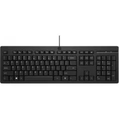 HP 125 Wired USB Keyboard - HP 125 - UK Layout, Black