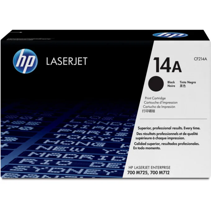 HP 14A Original Black LaserJet Toner - CF214A - 10,000 pages, Standard Yield, 1-pack — image 1