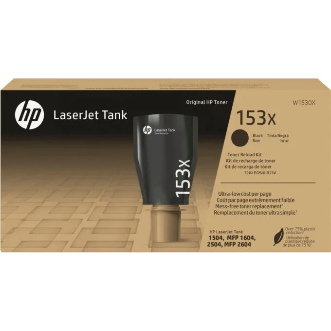 HP 153X Black Original LaserJet Tank Toner Reload Kit - 153X - Black — image 1