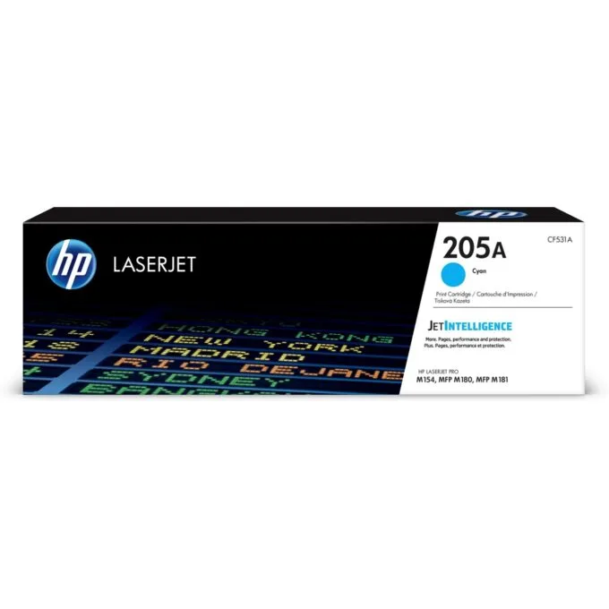 HP 205A - CF531A - Cyan Original LaserJet Toner Cartridge, Standard Yield — image 1