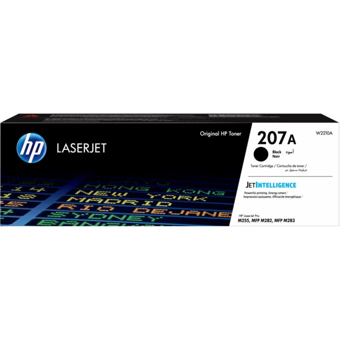 HP 207A Original Black Toner Cartridge - W2210A - Up to 1,350 Pages — image 1