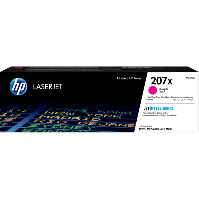 HP 207X (W2213X) Original Magenta Toner Cartridge - High-Yield ~2450 pages — image 1