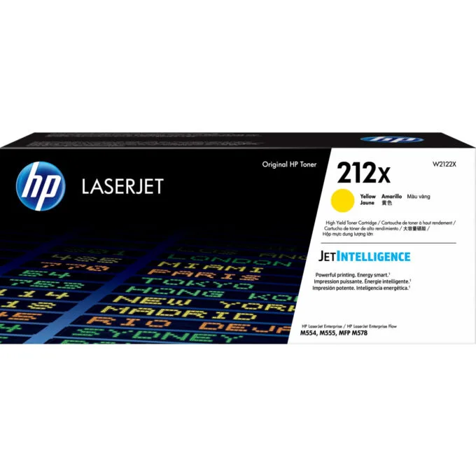 HP 212X (W2122X) - Original High-Yield Yellow Toner, up to 10,000 pages — image 1