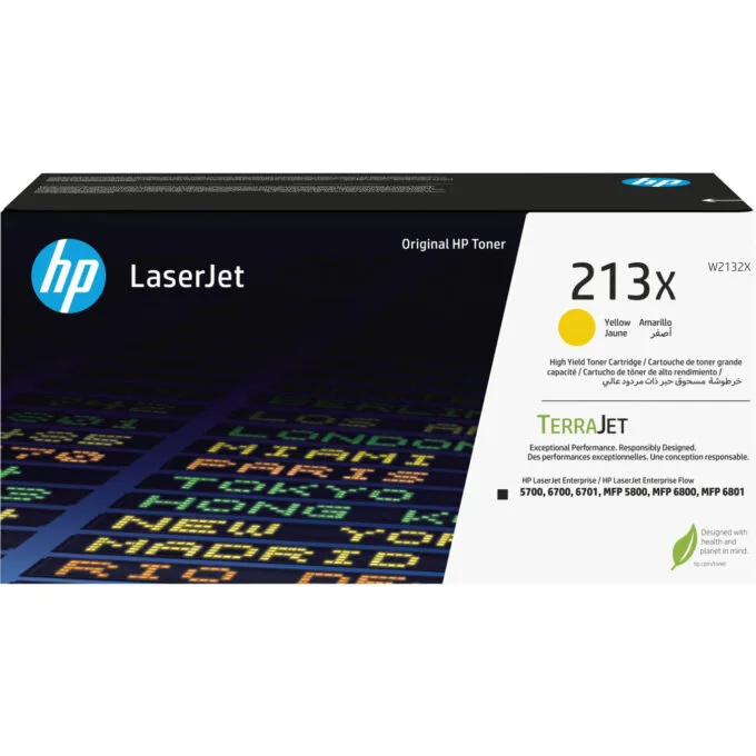 HP 213X - Yellow Original LaserJet Toner Cartridge - High Yield 6000 pages — image 1