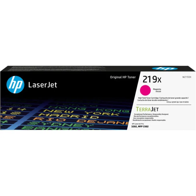 HP 219X - Original High Yield Magenta LaserJet Toner Cartridge, ~2,500 Pages — image 1