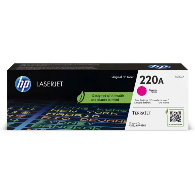 HP 220A (W2203A) Original Magenta Toner Cartridge - Magenta, Standard Yield ~1,800 pages — image 1