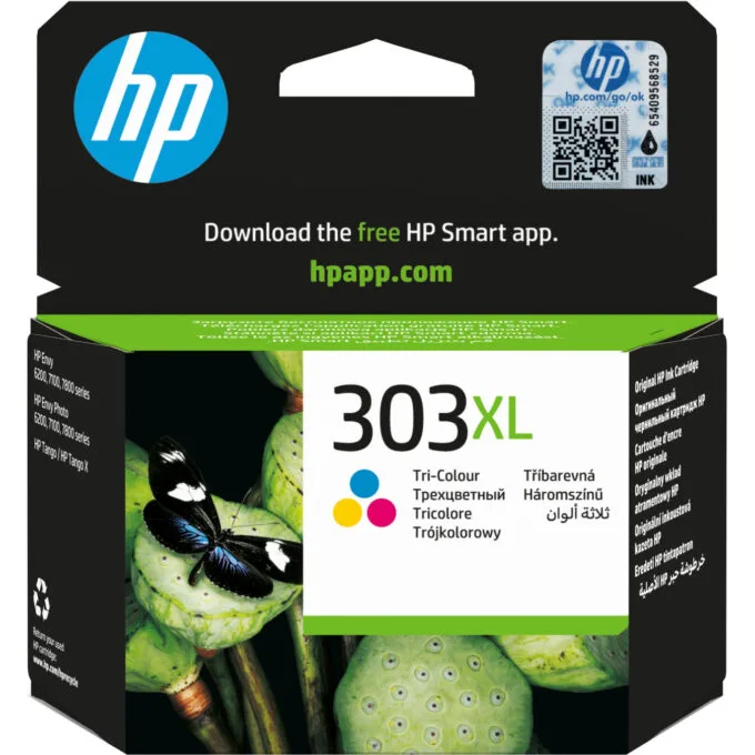 HP 303XL Tri-color Original Ink Cartridge - T6N03AE - Cyan, Magenta, Yellow — image 1