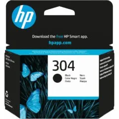 HP 304 Original Black Ink Cartridge - N9K06AE - Black, Original