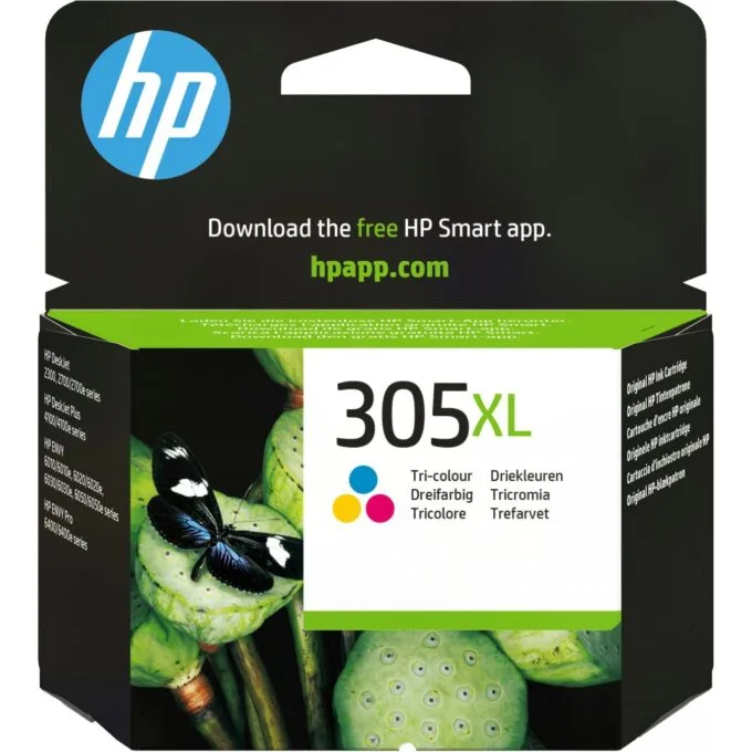 HP 305XL High Yield Tri-color Original Ink Cartridge - HP 305XL - Tri-color, High Yield, Original — image 1