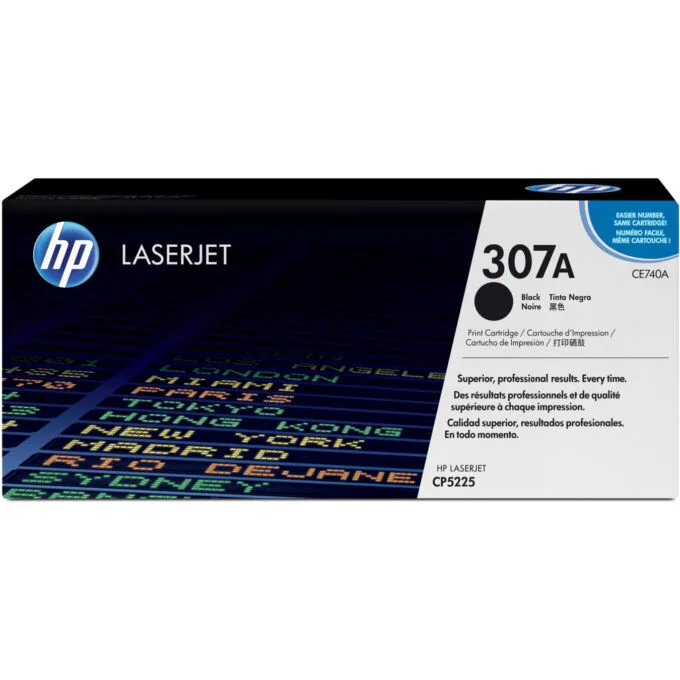 HP 307A CE740A Original Black LaserJet Toner Cartridge - 7,000 pages — image 1