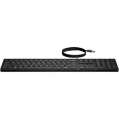 HP 320K WD KBD - 320K - Black, Wired USB Membrane, Full-size (100%) Keyboard