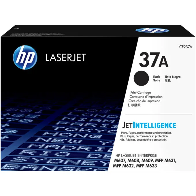 HP 37A Original LaserJet Toner Cartridge - CF237A - Black, Standard Yield, 11,000 pages — image 1