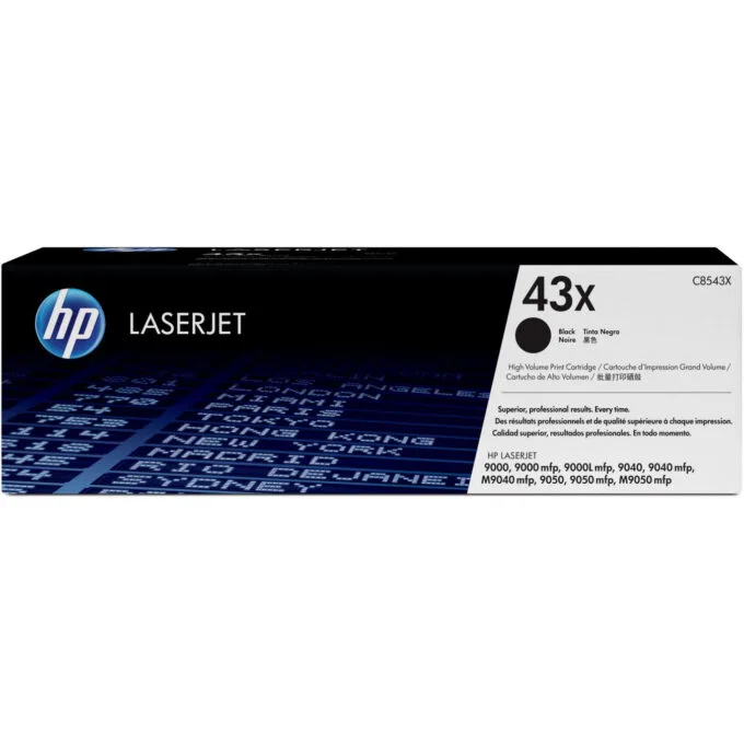 HP 43X Original LaserJet Toner Cartridge C8543X - Black, High Yield 30,000 pages — image 1
