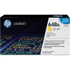 HP 648A Toner Cartridge - CE262A - Yellow Original, Standard Yield 11,000 pages