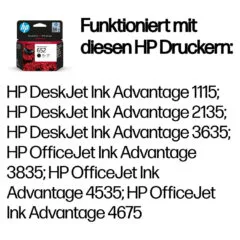 HP 652 - 6 ml - original - Ink Advantage - Tintenpatrone - fr Deskjet 1110. 2130. 3630. ENVY 4520. Officejet 3830. 4650