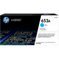 HP 653A CF321A Original Cyan Toner Cartridge - Standard Yield 16,500 Pages