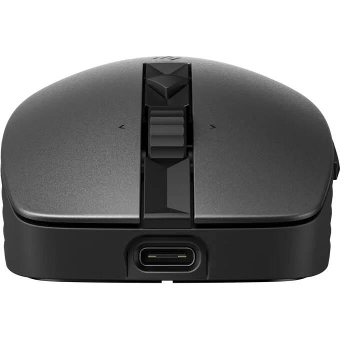 HP 710 Rechargeable Silent Mouse - Black - Ambidextrous, 3000 DPI, Bluetooth 5.3 + 2.4GHz (USB-A Receiver), 7 Buttons — image 8