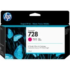 HP 728 - 130-ml Magenta Ink Cartridge - Magenta