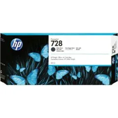 HP 728 Ink Cartridge - 728 - Black, 300-ml