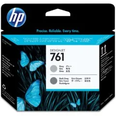 HP 761 Original Printhead - HP 761 - Gray & Dark Gray, Standard Capacity, 1-Pack