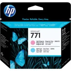 HP 771 Original Printhead - CE019A - Light Magenta & Light Cyan, Standard Capacity
