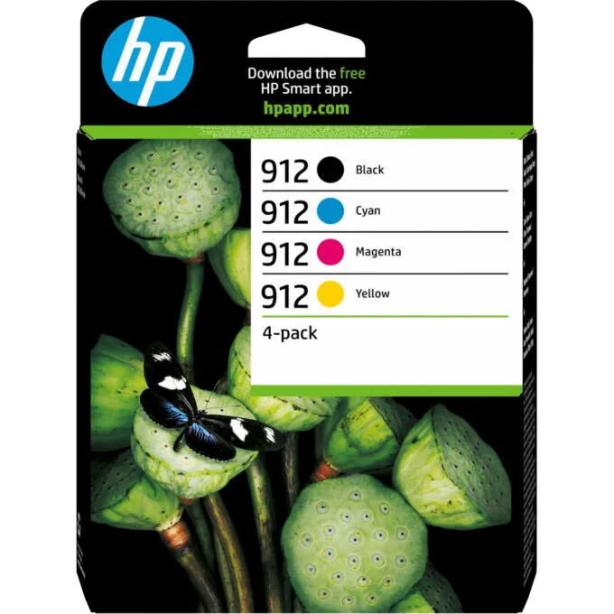 HP 912 Original Ink Multipack - 6ZC74AE - Standard Yield Black/Cyan/Magenta/Yellow — image 1