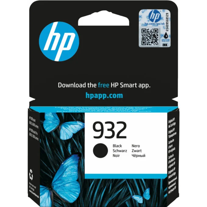 HP 932 Black Original Ink Cartridge - CN057AE - Pigment-Based Black, Standard Yield — image 1