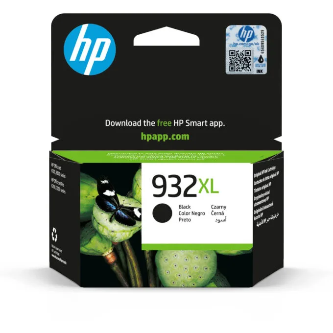 HP 932XL Original Black Ink Cartridge - CN053AE - High Yield (1000 pages, 22.5 ml) for HP OfficeJet 6100/7110/7610 — image 1