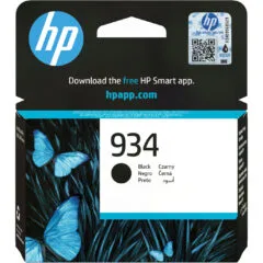 HP 934 Original Black Ink Cartridge - C2P19AE - Pigment Ink, Standard Yield