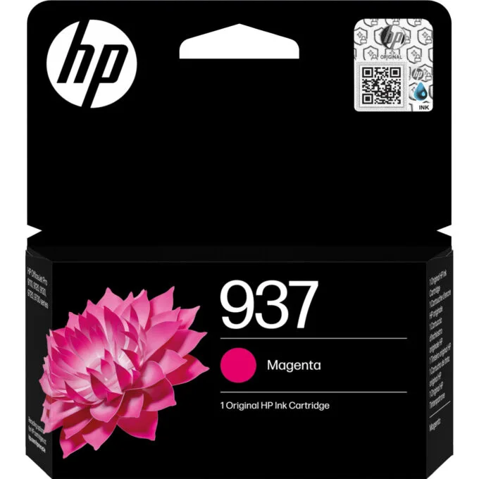 HP 937 Original Magenta Ink Cartridge - Standard Yield (800 pages) - Single Pack — image 1