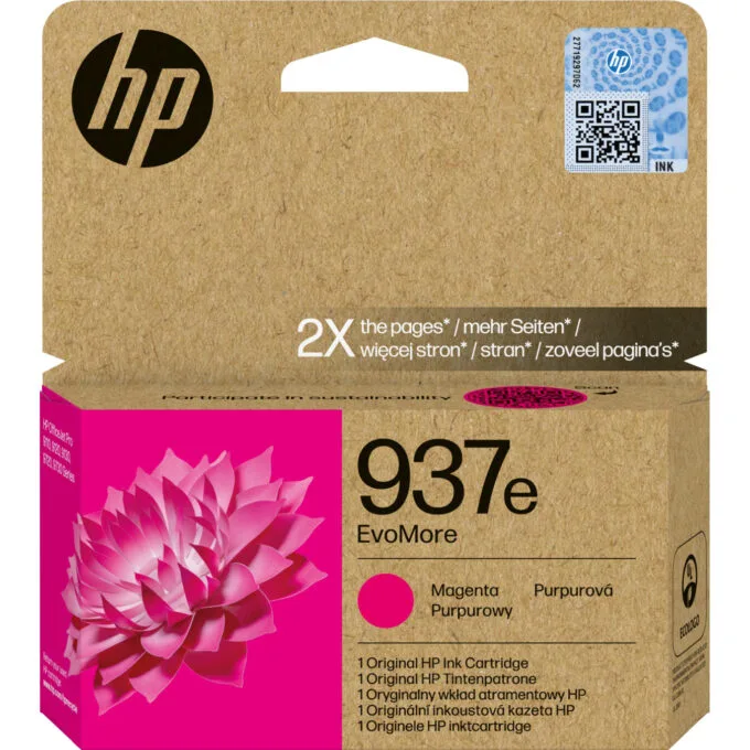 HP 937e EvoMore - Magenta Original Ink Cartridge, High (XL) Yield, 1650 pages — image 1