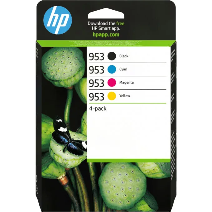 HP 953 Original Ink Multipack - 6ZC69AE - Black, Cyan, Magenta, Yellow — image 1