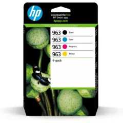 HP 963 Original Ink Multipack - 6ZC70AE - Black/Cyan/Magenta/Yellow, Standard Yield