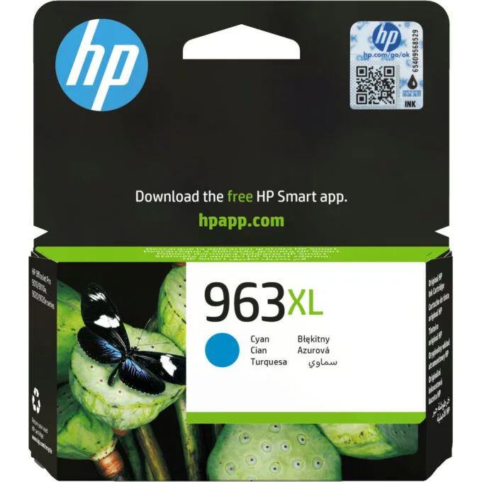 HP 963XL Original Ink Cartridge - 3JA27AE - High-Yield Cyan — image 1