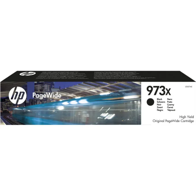 HP 973X Original PageWide Ink Cartridge - L0S07AE - High-Yield Black 182.5 ml — image 1