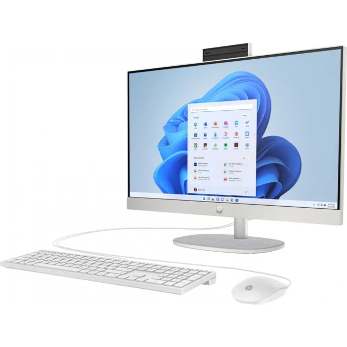 HP All-in-One 24-cr0006ng - Shell White - Ryzen 5 7520U, 16GB, 512GB SSD, 23.8" FHD IPS, Windows 11 Home — image 2