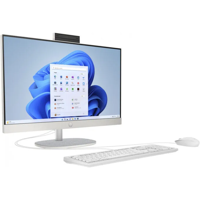 HP All-in-One 24-cr0006ng - Shell White - Ryzen 5 7520U, 16GB, 512GB SSD, 23.8" FHD IPS, Windows 11 Home — image 3