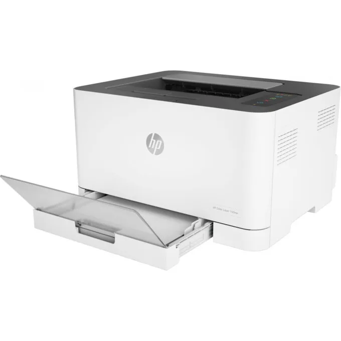 HP Color Laser 150nw - 150nw - A4 Color Laser Printer with Wi-Fi, Ethernet, USB 2.0, 64MB RAM, 400MHz, White — image 2