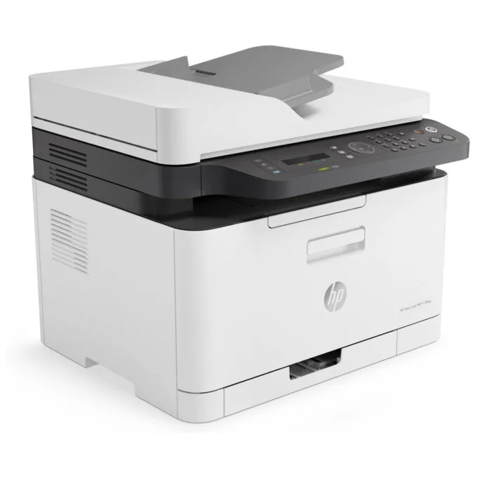 HP Color Laser MFP 179fwg - Gray/White - Color Laser 4-in-1, 128 MB, 800 MHz, A4, USB/LAN/Wi-Fi — image 2