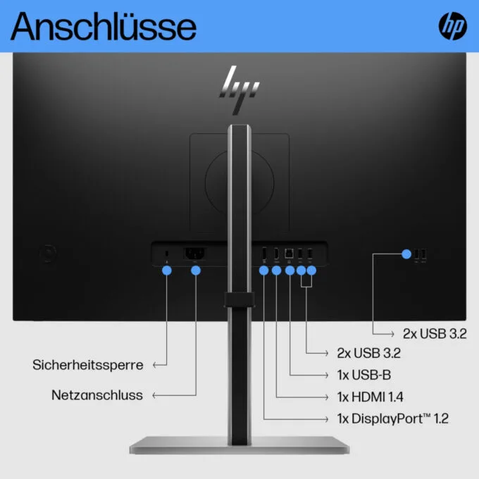 HP E27 G5 Monitor - 6N4E2AA 27" FHD IPS 75Hz 5ms — image 4