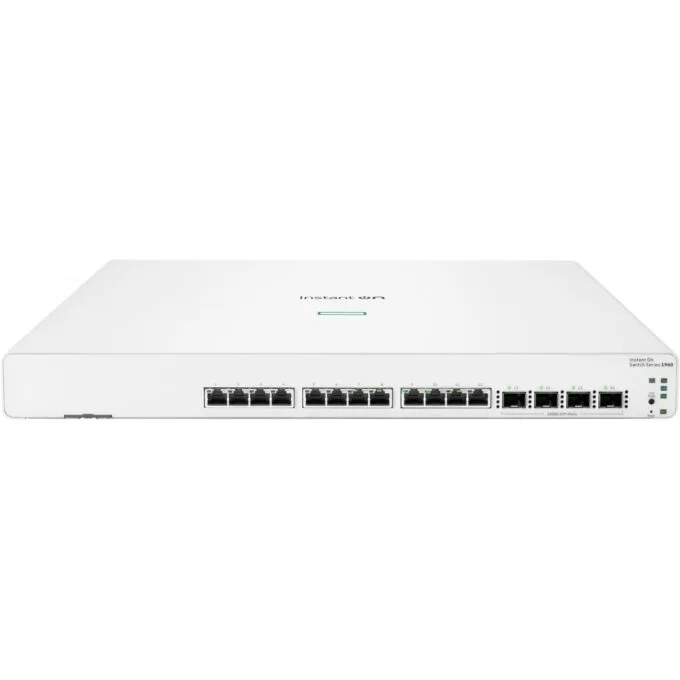 HP Enterprise Aruba Instant On - 1960 RM 12XGT - 12+2P 4SFP+ Switch — image 2