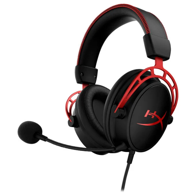 HP HyperX Cloud Alpha Gaming Headset - Over-Ear - schwarz rot - — image 1
