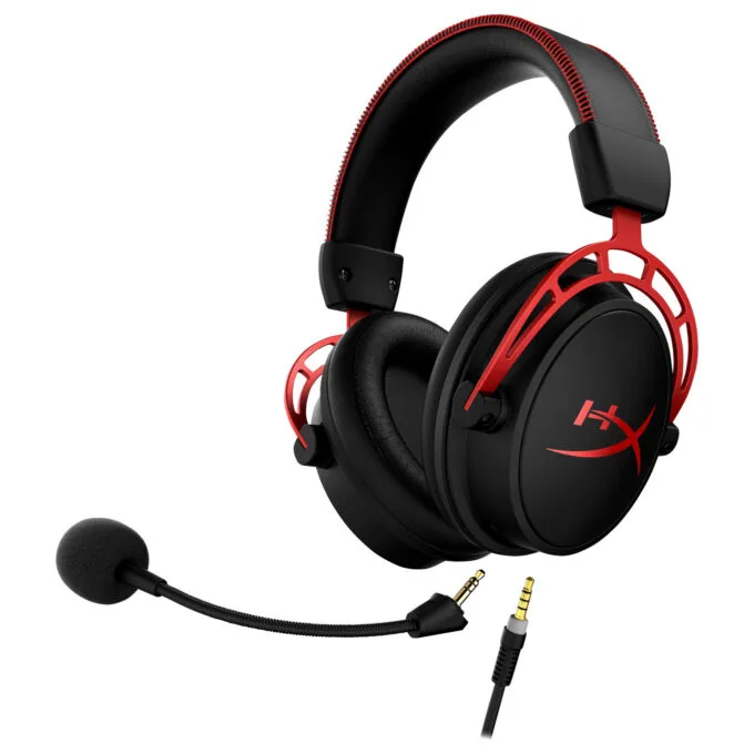 HP HyperX Cloud Alpha Gaming Headset - Over-Ear - schwarz rot - — image 8
