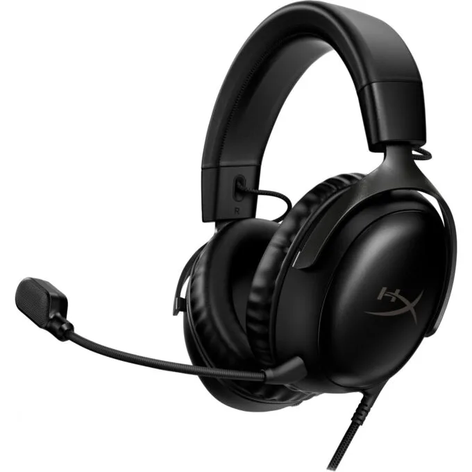 HP HyperX Cloud III Wired Gaming Headset - Black — image 1