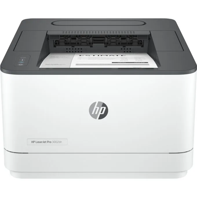 HP LaserJet Pro 3002dn - Mono Laser A4, 33 ppm, Auto Duplex, 1200x1200 DPI, 256MB, 800MHz, Ethernet, Grey/White — image 1